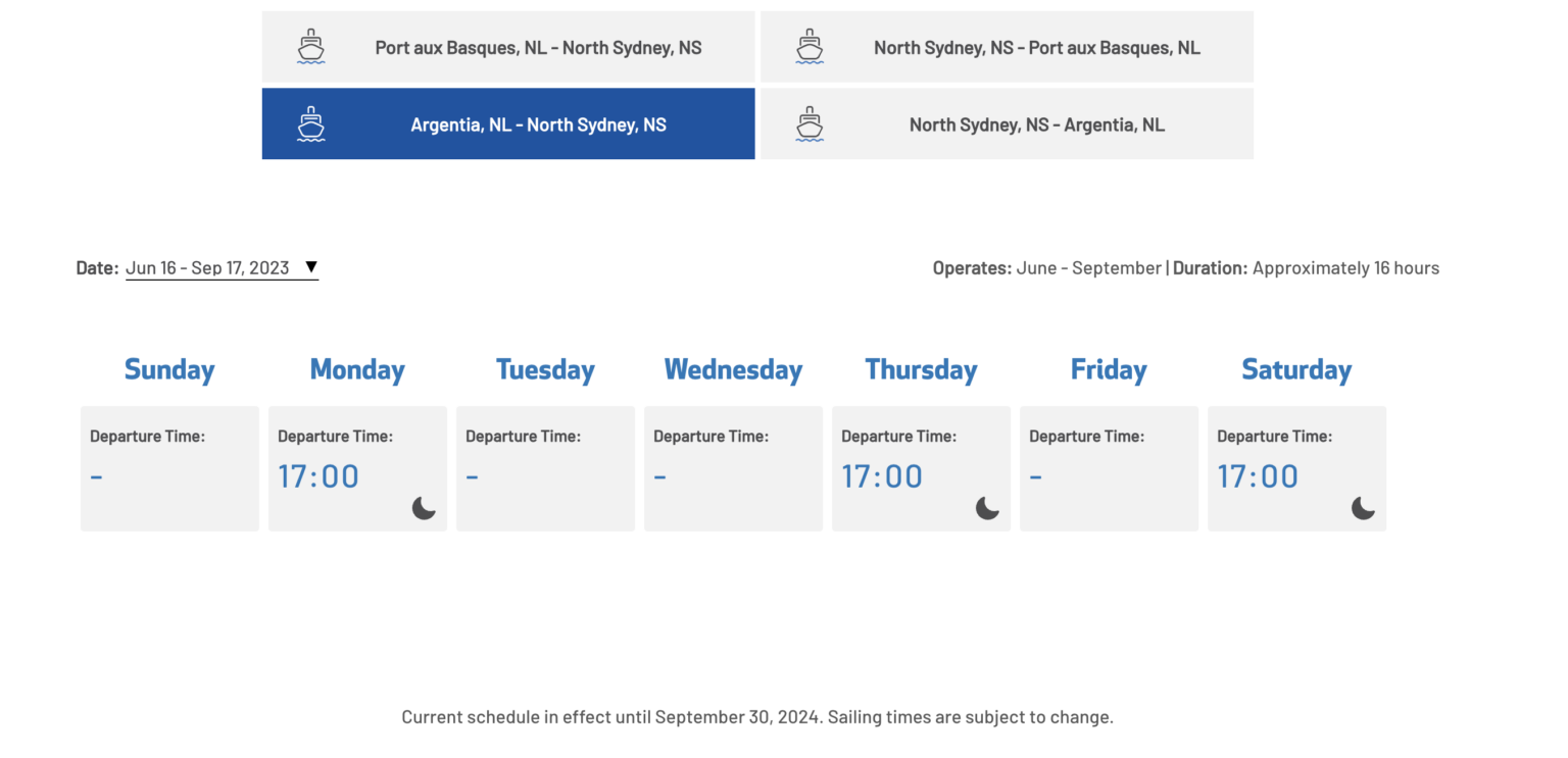 All About The Ferry To Newfoundland &amp; Bringing Your RV With You!